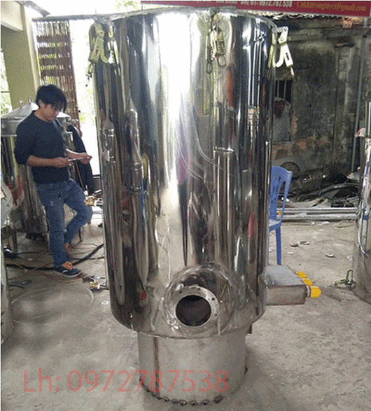 Nồi nấu rượu đun bằng gas siêu tiết kiệm Cấu tạo của nồi nấu rượu đun bằng gas, cấu tạo nồi nấu rượu, nồi nấu rượu đun gas