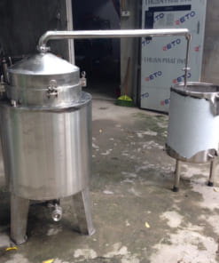 Nồi hơi nấu rượu bằng điện 50 kg