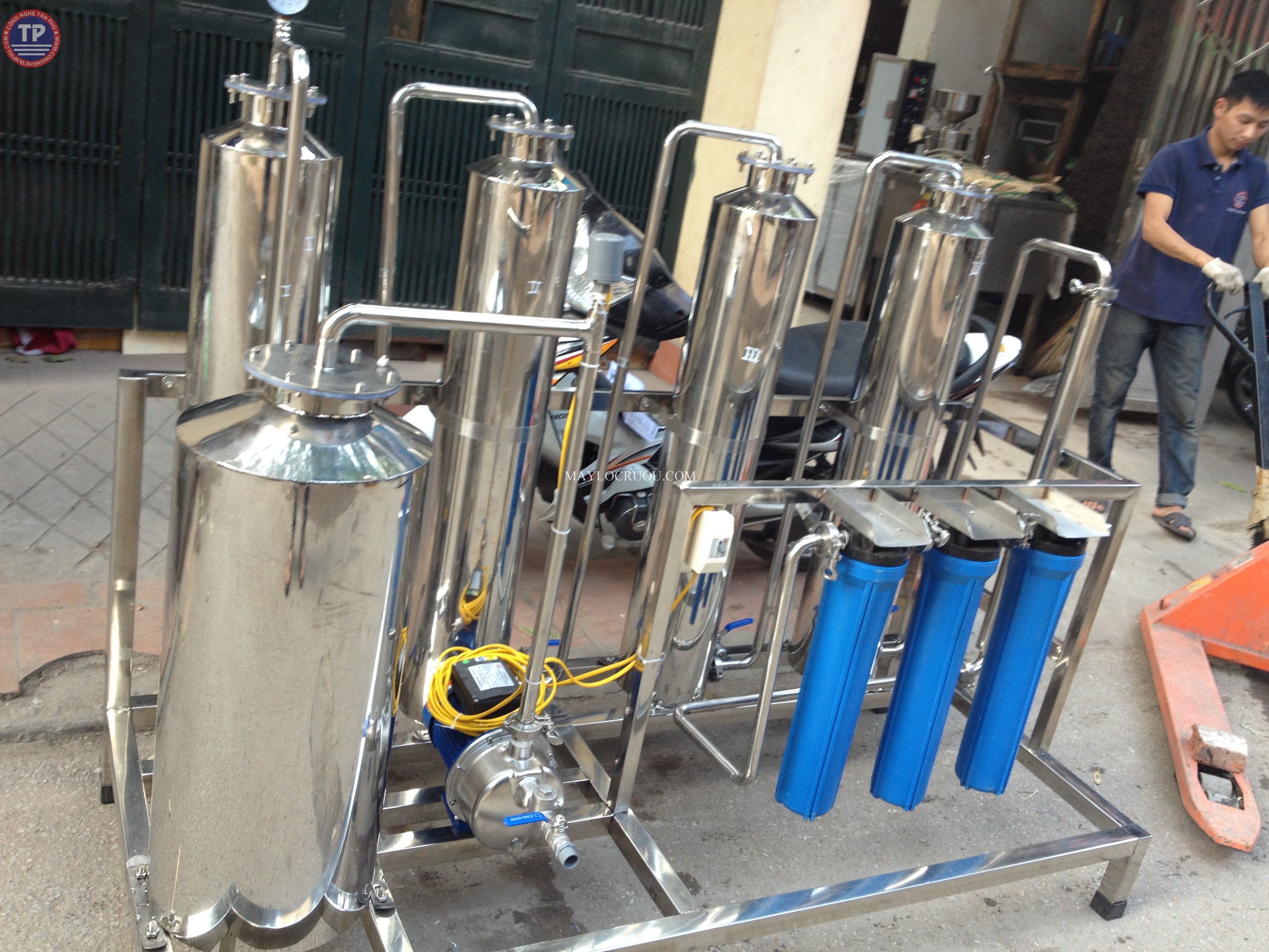 NGUYÊN LÝ HOẠT ĐỘNG CỦA MÁY LỌC RƯỢU