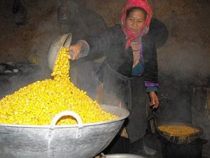 Các bước nấu rượu ngô ngon