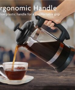 Máy  pha 1L cà phê có đế silicon mềm chất lượng tốt.