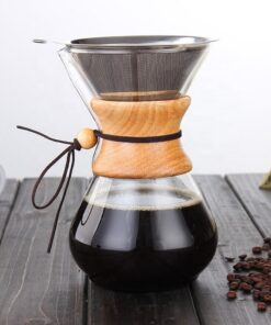 Máy pha cà phê thủy tinh Cơ khí Trọng Tuyết dùng trong gia đình.