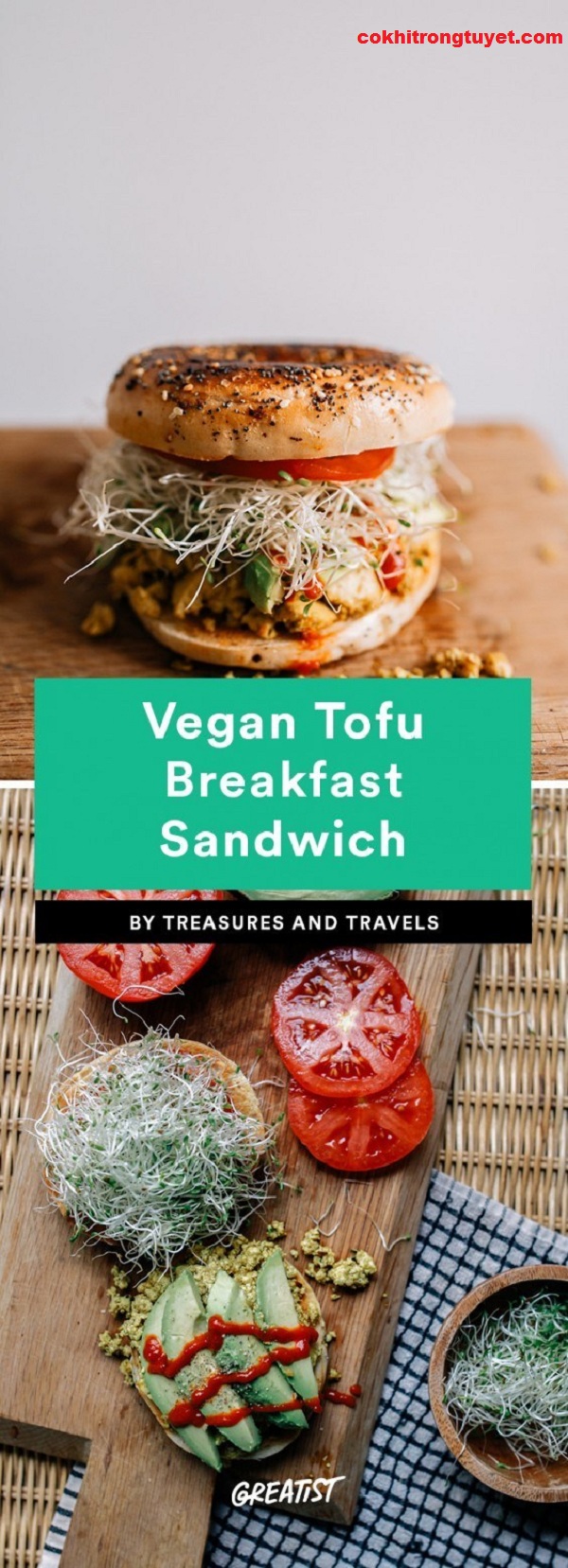 Sandwich đậu hũ chay