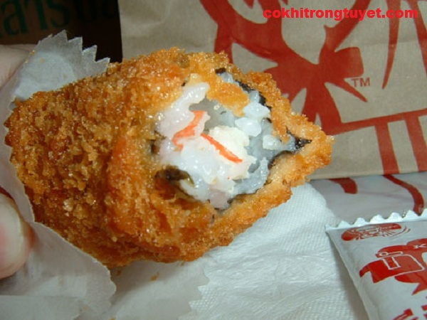 Thái Lan, sushi chiên giòn