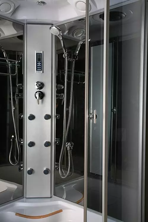 Phòng tắm vòi sen đơn giản kết hợp phòng tắm xông hơi