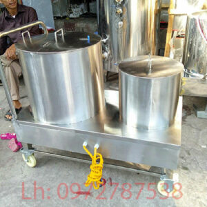 Bộ nồi nấu phở 2 ngăn bằng điện giá rẻ nhất thị trường