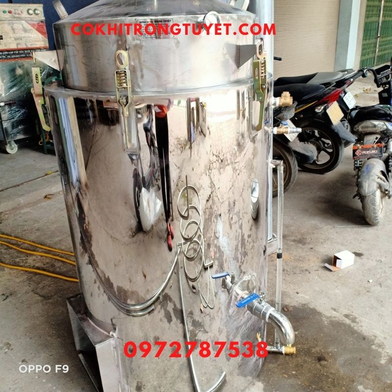 nồi nấu rượu bằng than