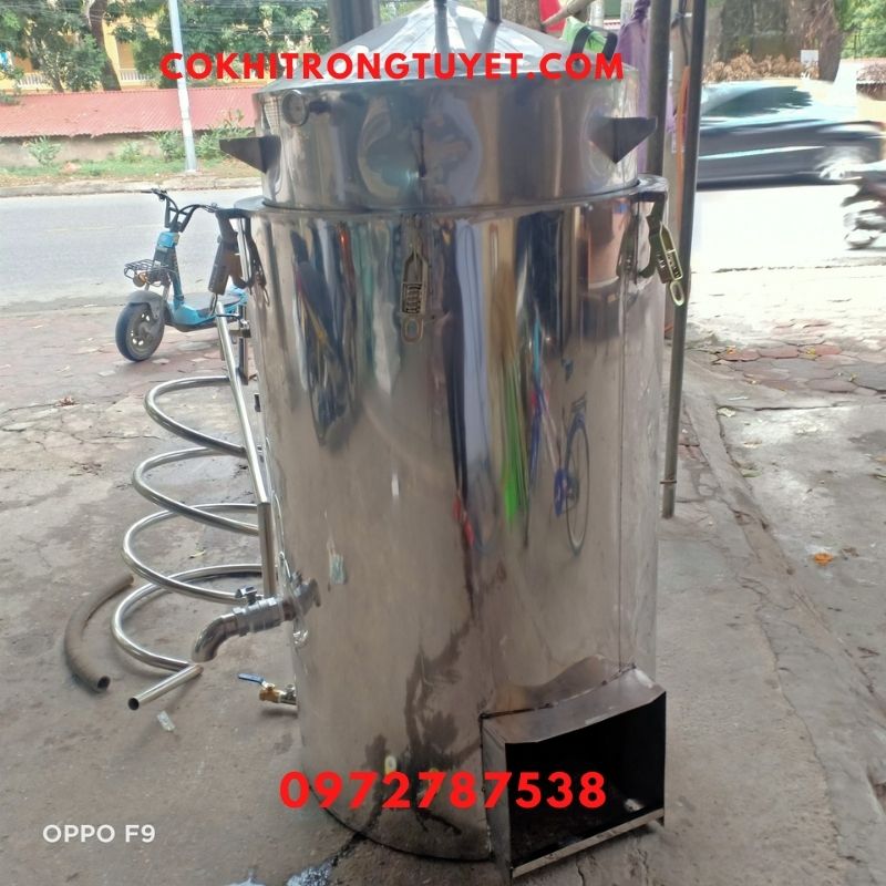 Nồi nấu rượu bằng than củi Nồi nấu rượu bằng than củi
