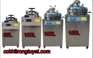 nồi hơi tiệt trùng 65-150 lít