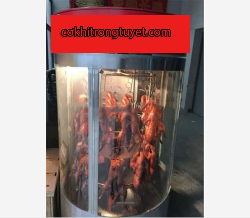 lò quay gà vịt bằng gas