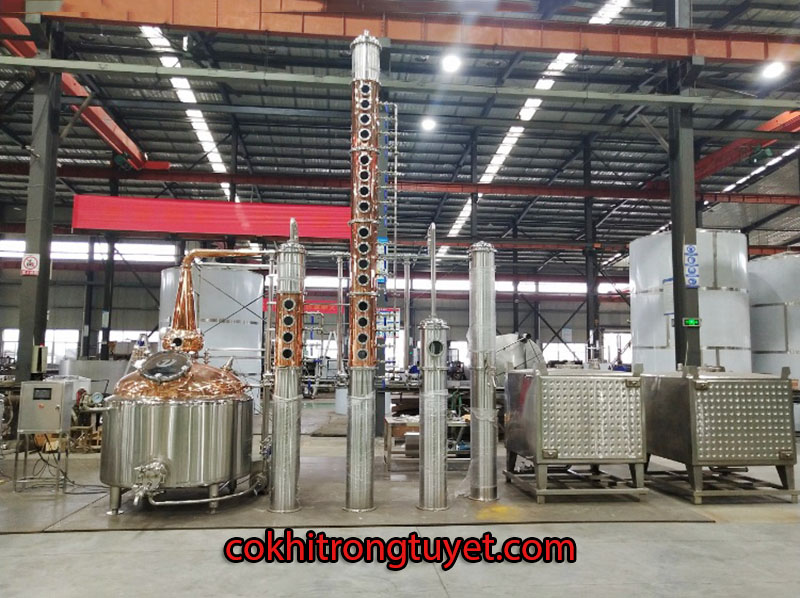 nồi nấu rượu bằng đồng