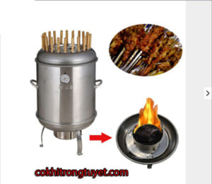 lò nướng thịt xiên gia đình