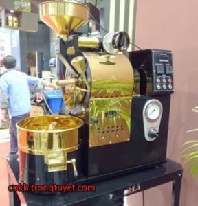 máy rang cà phê