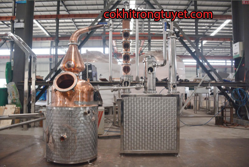 Nồi chưng cất rượu bằng đồng