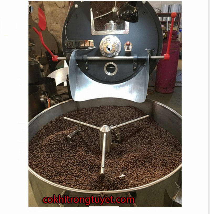 máy rang ca phê công suât lớn