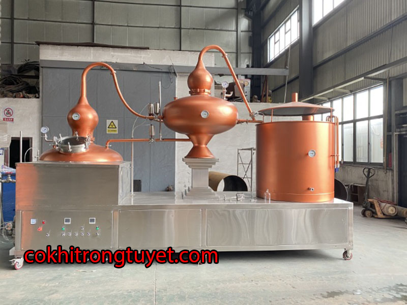 bộ chưng cất rượu bằng đồng 