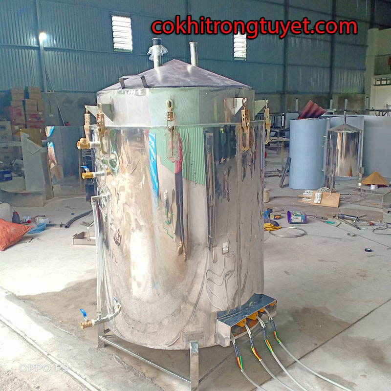 Nồi hơi nấu đậu 100kg