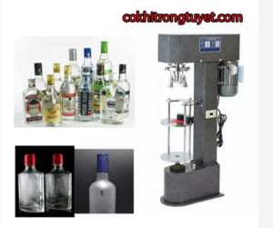máy đóng nắp chai thủy tinh