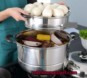 nồi hấp xửng