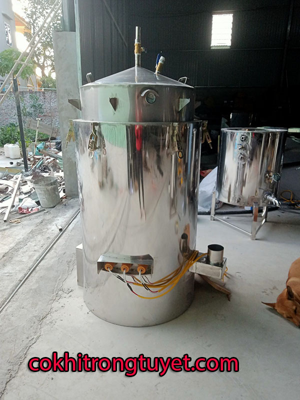 Nồi chưng cất rượu inox 50kg