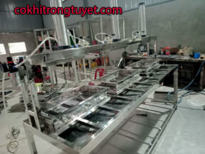 khuôn ép đậu vuông 3 khuôn