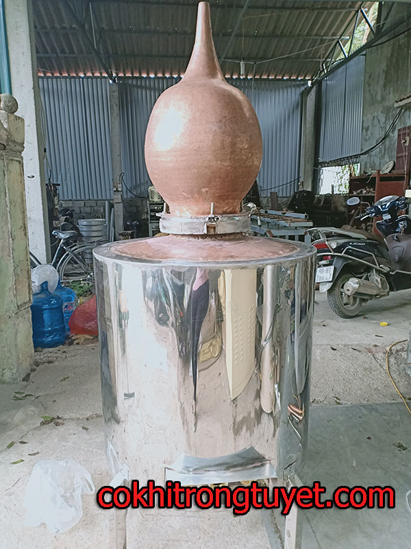 Nồi rượu hồ lô đồng